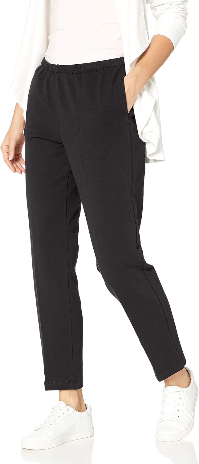 0205 SIZE:XLP RUBY ROAD BLACK SWEATPANTS W/ELASTIC WAIST AND SIDE POCKETS NWT RTL:$50.00